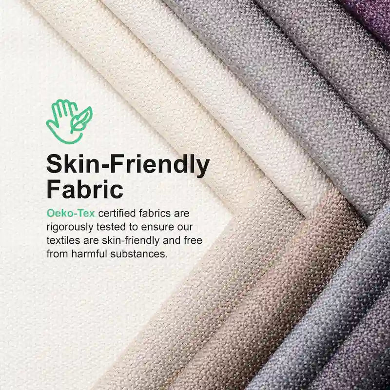 Causeuse rembourrée avec revêtement en velours chenille bleu gris