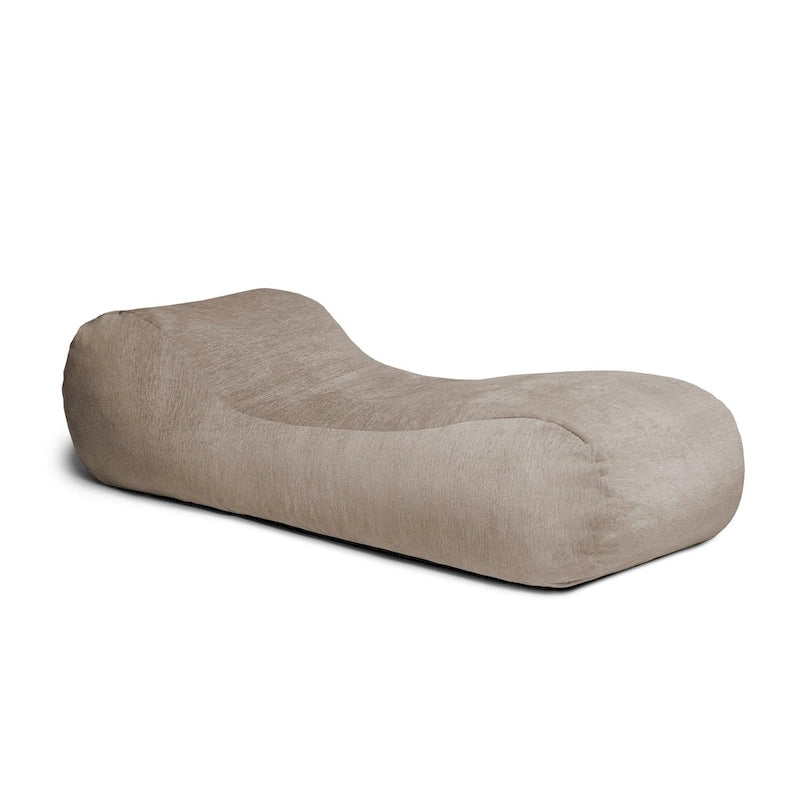 Chaise longue ergonomique en chenille de couleur bleu marine, violet, sarcelle, gris et kaki