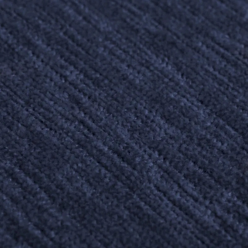Chaise longue ergonomique en chenille de couleur bleu marine, violet, sarcelle, gris et kaki