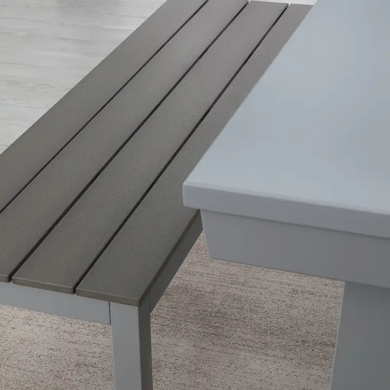 Billard Ardoise Contemporain avec Banquette, Fini Gris Ciment