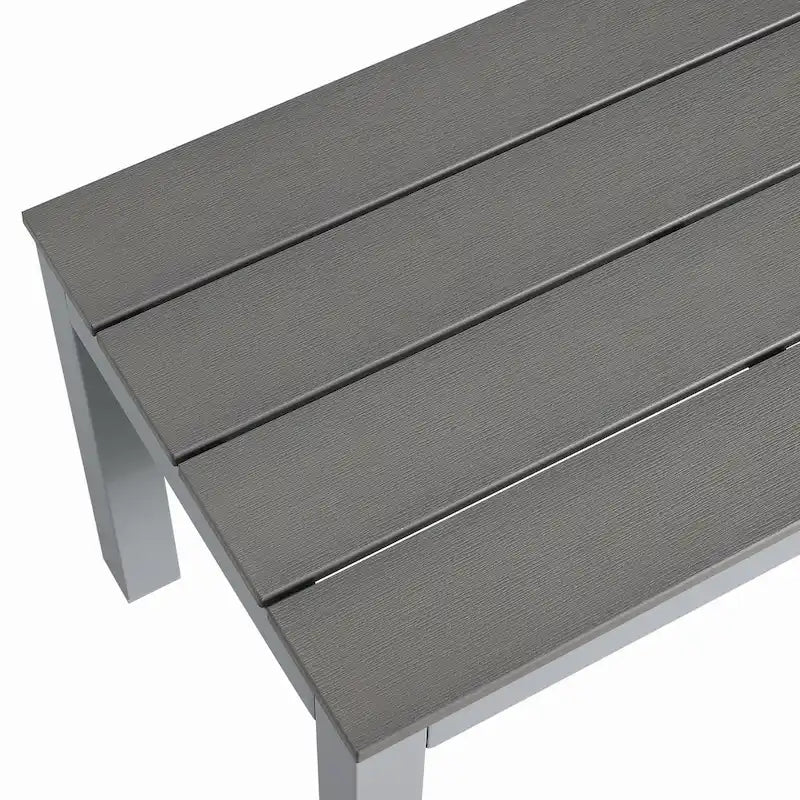 Billard Ardoise Contemporain avec Banquette, Fini Gris Ciment