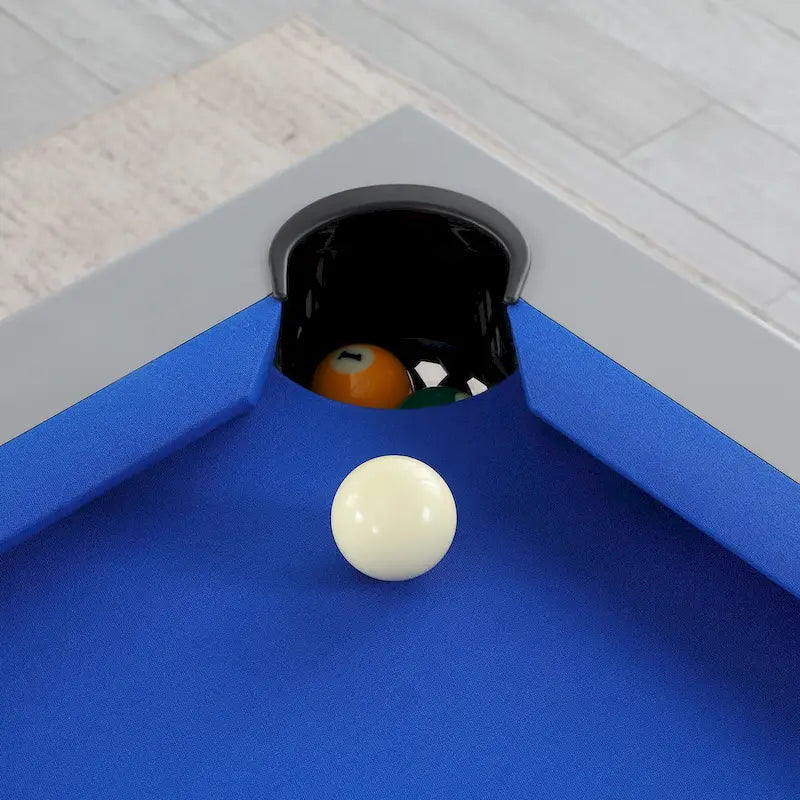 Billard Ardoise Contemporain avec Banquette, Fini Gris Ciment
