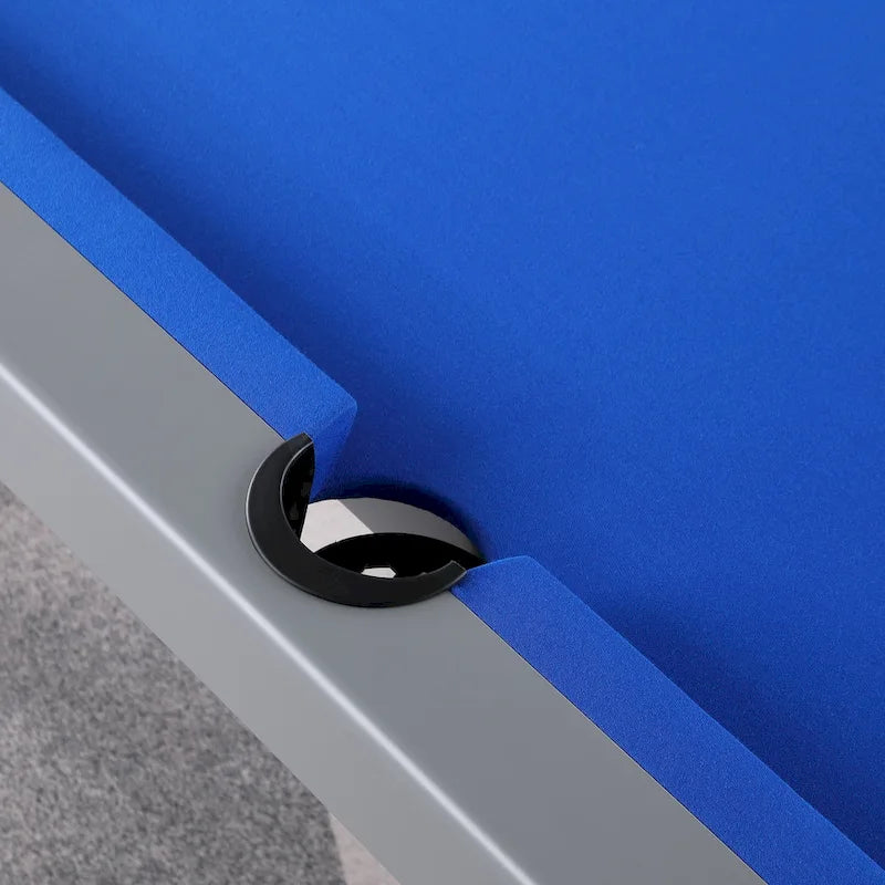 Billard Ardoise Contemporain avec Banquette, Fini Gris Ciment
