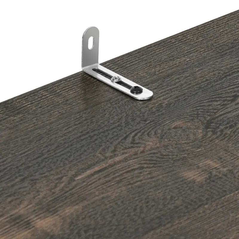 Plateau de table rectangulaire réversible en stratifié Fini noyer naturel ou noir